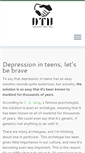 Mobile Screenshot of depressionteenshelp.com